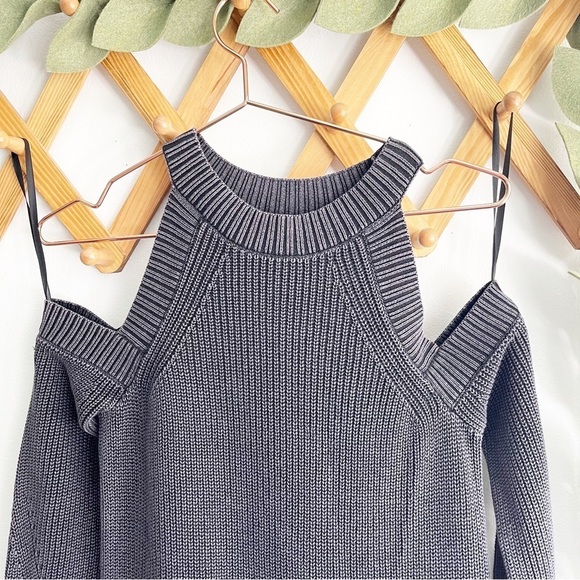 Rag & Bone Jean Dana Cold Shoulder Knit Sweater Dress - Picture 5 of 10
